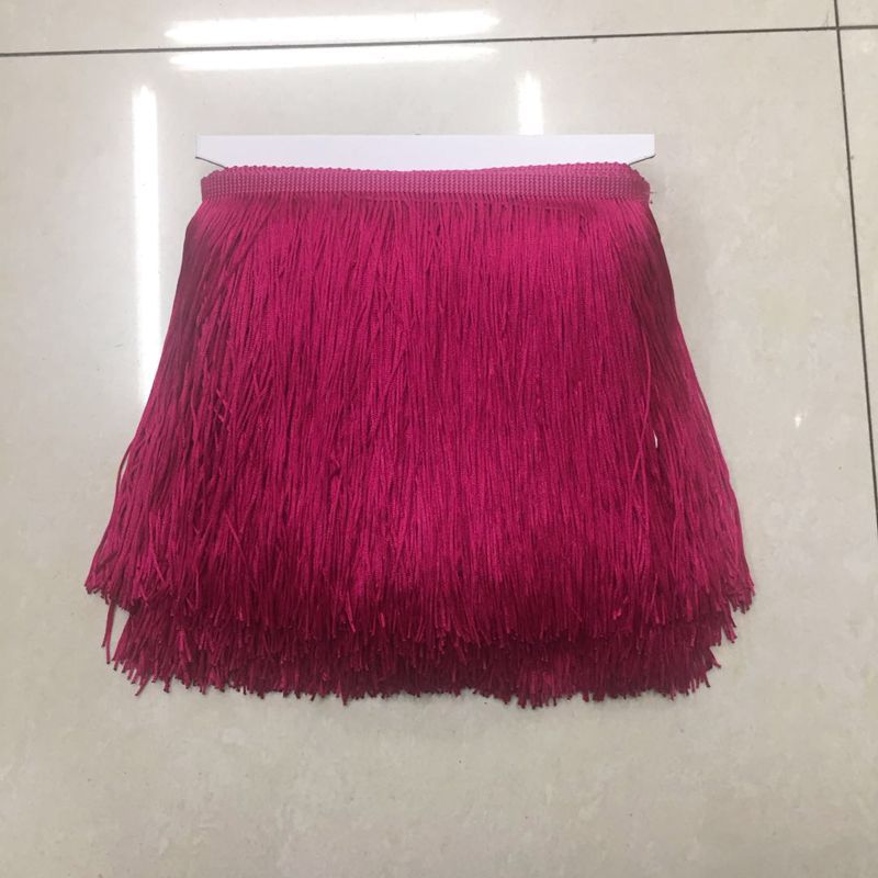 Diy/ Stage Clothing Accessories/Latin Dance Fringe Lace/Polyester Rib 20Cm details Picture