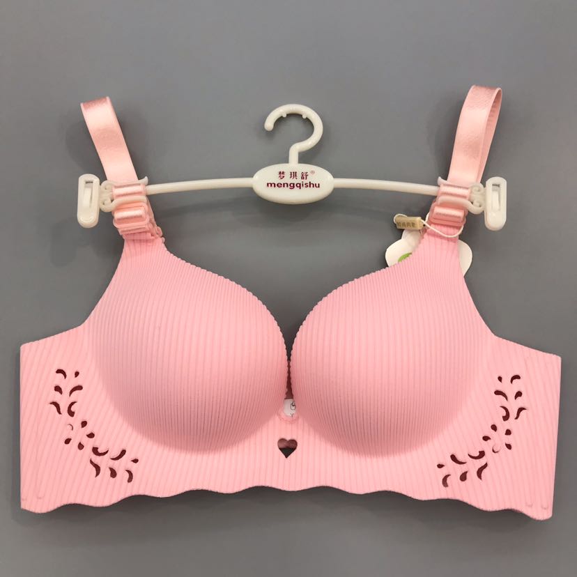 One-piece underbra without underwire, gathering girls, thick and thin small bras, sexy, slimming and adjustable underwear details Picture