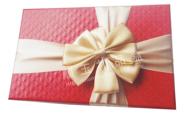 Creative Gift Box Wedding Gift Box Long Gift Box Festive Red Gift Box Specification drawing