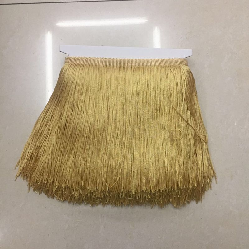 Diy/ Stage Clothing Accessories/Latin Dance Fringe Lace/Polyester Rib 20Cm Specification drawing