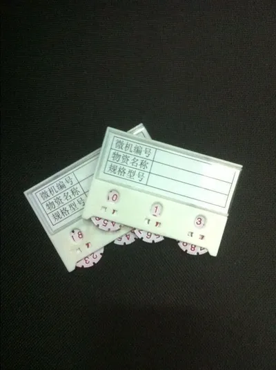 Magnet Card, Magnetic Label Card, Plastic Material Card, Magnetic Label, Shelf Activity