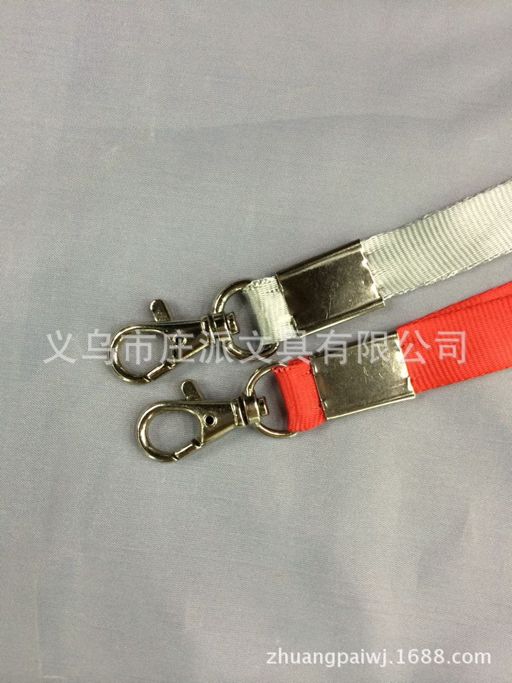 Factory direct sales of "Zhuangpai Stationery" red/Yellow/Blue/green/orange 1.5-wide ID card rope full figure