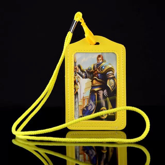 Student school name tag, mobile phone lanyard, cartoon name tag, ID card holder, card holder, factory name lanyard, name tag details Picture