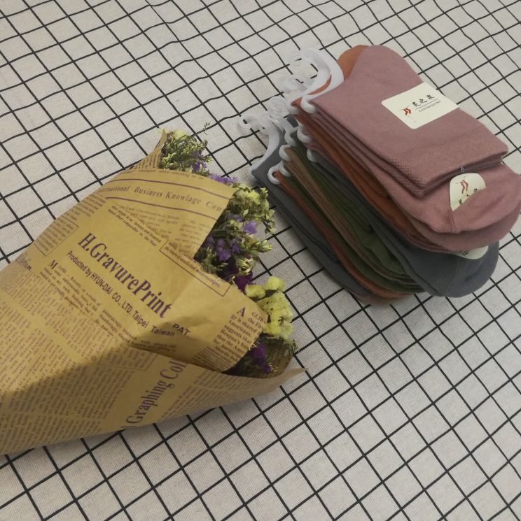 秋冬季袜子女韩版纯色棉冬天中筒保暖袜 精梳棉材质..透气舒适细节图