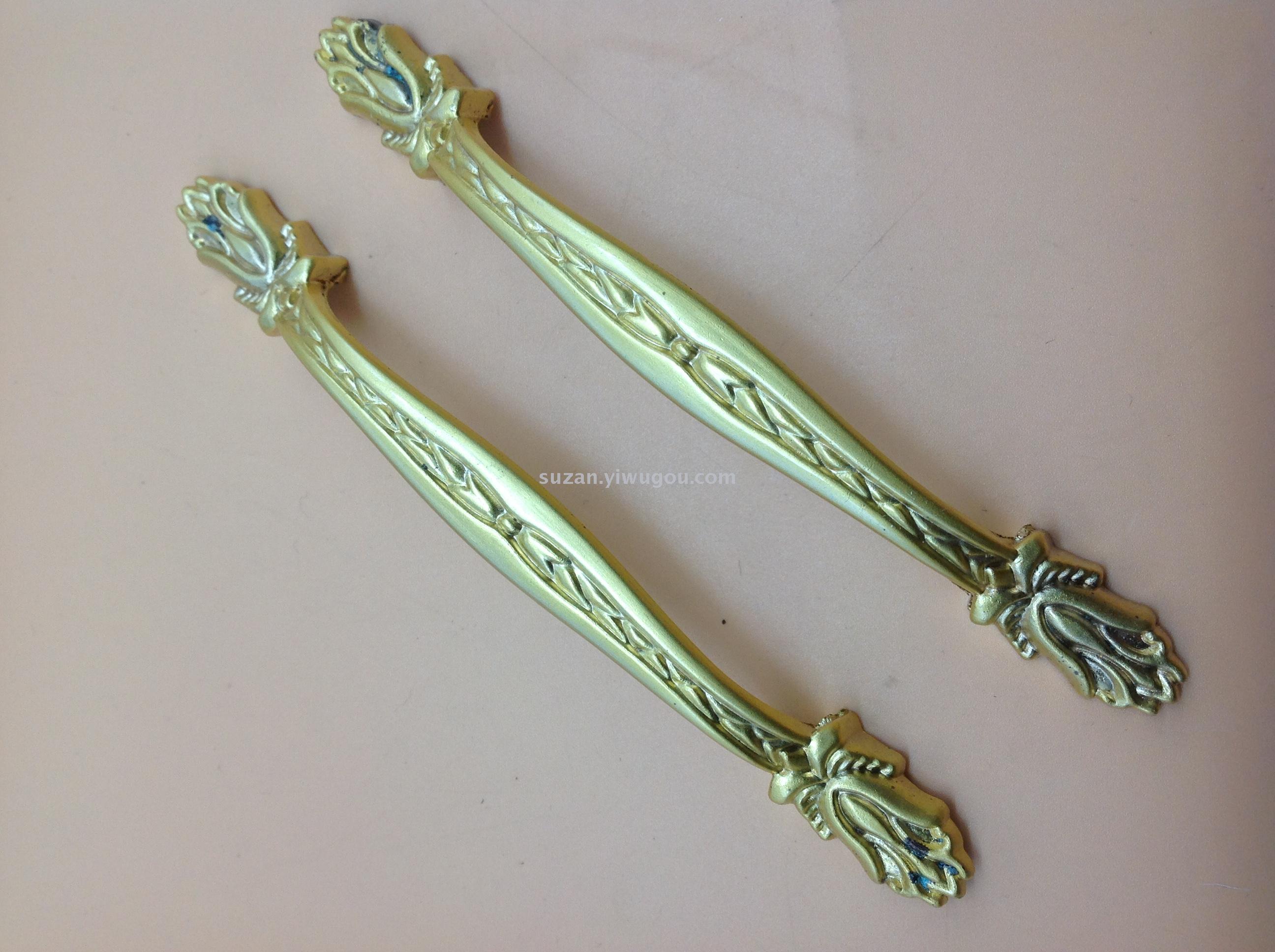 Furniture hardware carved flower high - quality foreign trade popular retro style clothes cabinet handle