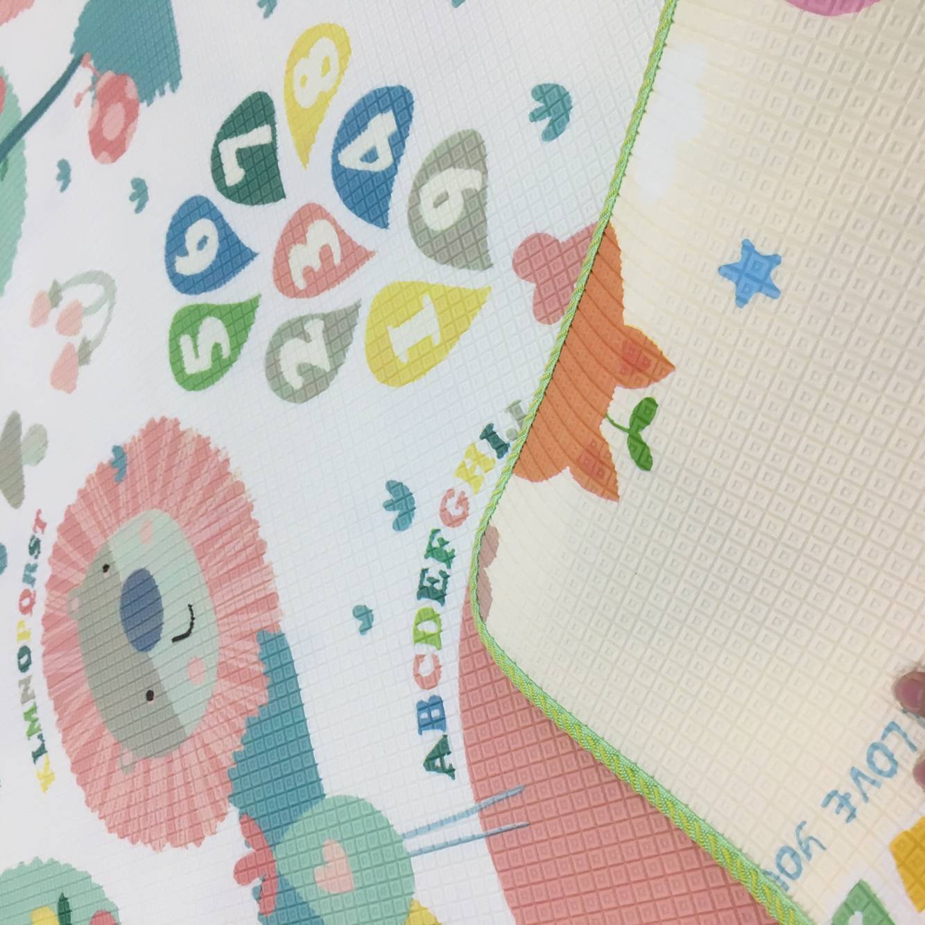 0.5cm double-sided XPE eco-friendly children's cartoon climbing mat, outdoor mat, baby mat, picnic mat details Picture