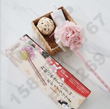Japanese bath magic bath ball Long handle double-sided bath brush Bath towel sharpened hair bath brush bath brush bath brush