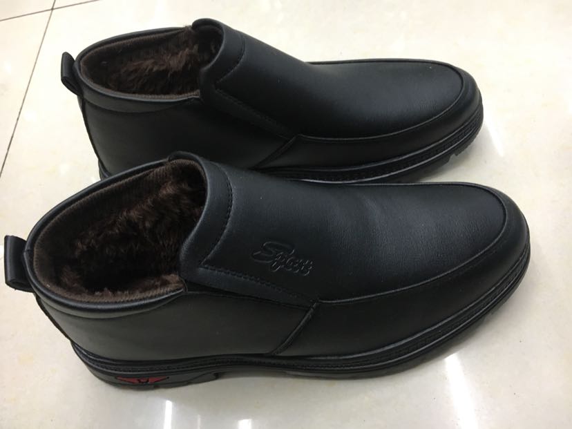 2018新款男士休闲一脚蹬棉鞋