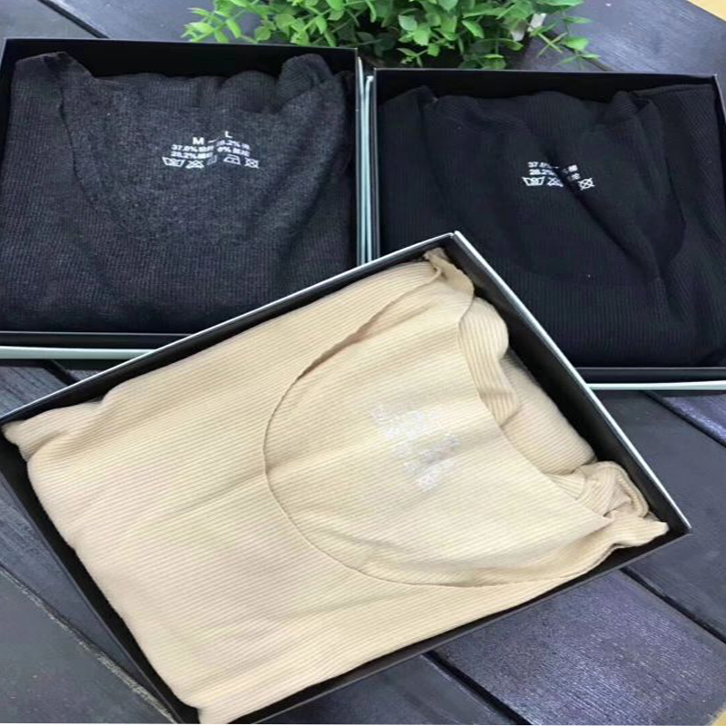 女士内衣打底秋衣无痕内衣舒适长袖T恤保暖上衣细节图