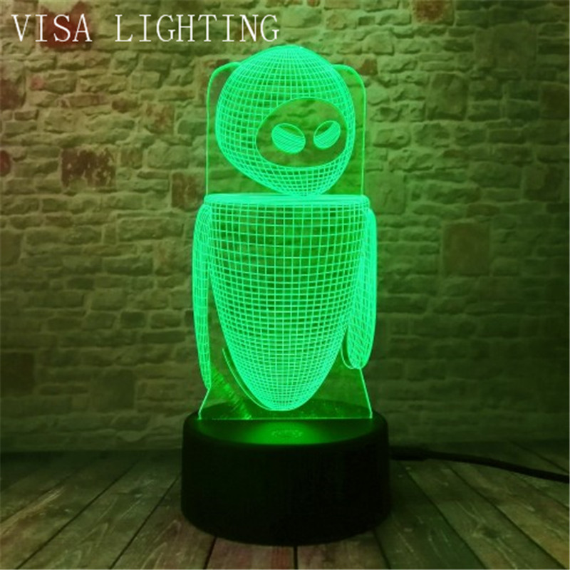 3d desk lamp, bedside lamp for bedroom, plug-in sleep lamp, led night light, Christmas, New Year and birthday gifts Specification image