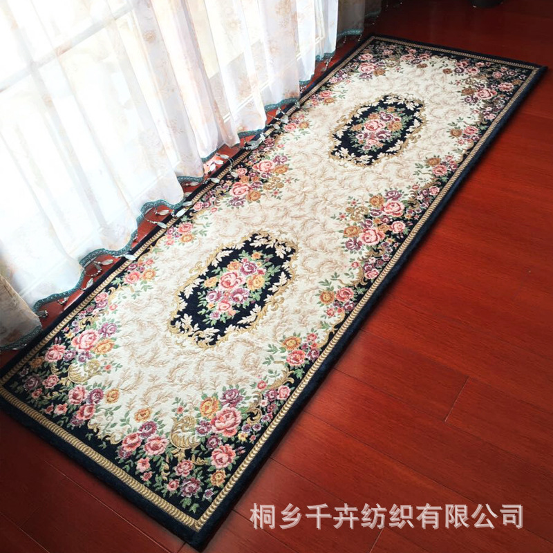 高档欧式出口飘窗地毯地垫 走廊垫 实用床边沙发脚垫详情图3