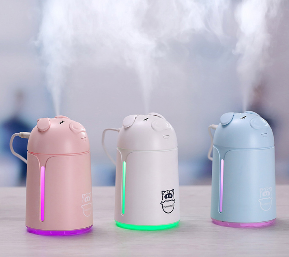 Moe pig humidificador 3 en 1 mini hogar hidratador de escritorio mini coche USB humidificador