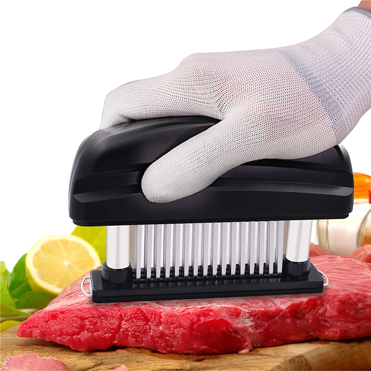 TS Meat tenderizer Steak needle, meat hammer, tendon knife, meat needle 48 stainless steel meat tenderizer