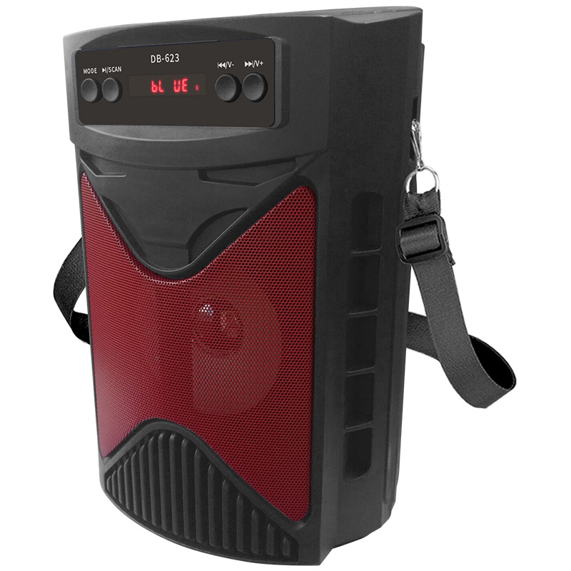 DB-623 New portable Bluetooth speaker, square dance portable card-inserting subwoofer details Picture
