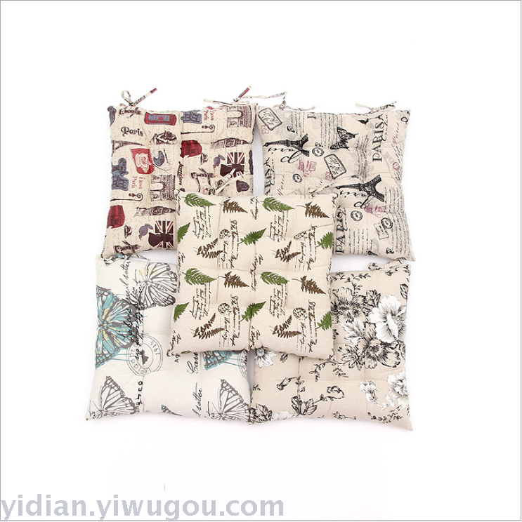 Flax +PP cotton cushion hot selling linen printing cushion manufacturer direct wholesale furniture soft decoration thumbnail
