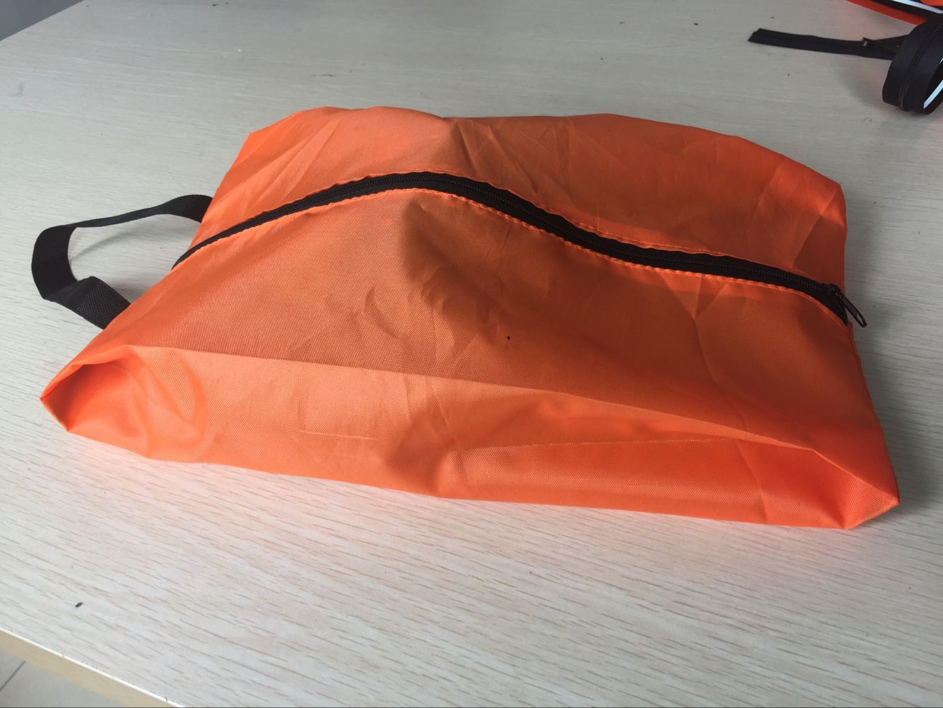 户外旅行简约尼龙防水鞋袋 出差鞋子收纳袋 可折叠包鞋袋批发细节图