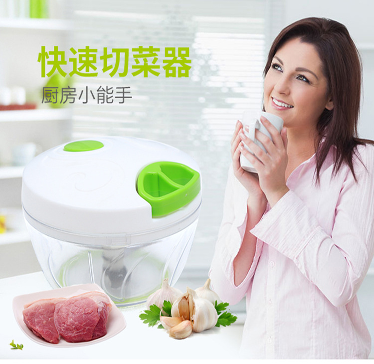 TS hand pull vegetable cutter Kitchen multi-functional home vegetable cutter Stranding machine Stranding machine Cooking machine