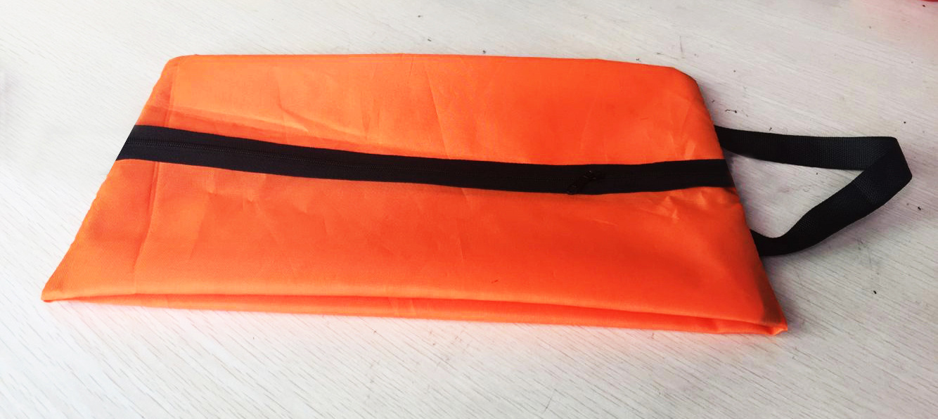 户外旅行简约尼龙防水鞋袋 出差鞋子收纳袋 可折叠包鞋袋批发产品图