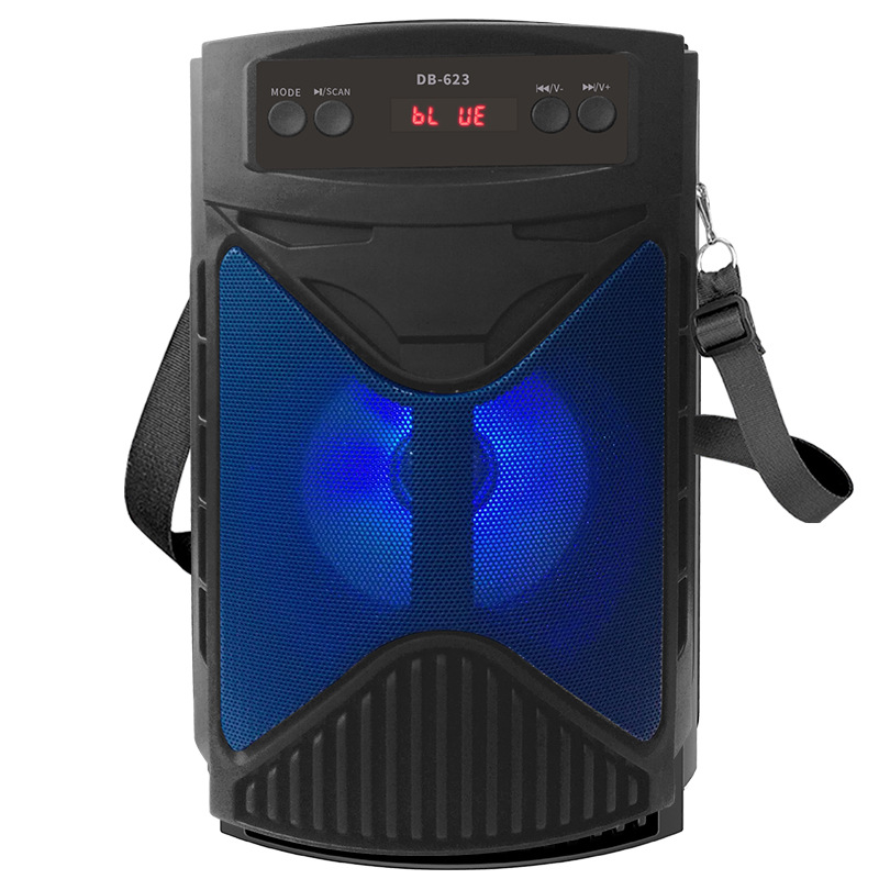 DB-623 New portable Bluetooth speaker, square dance portable card-inserting subwoofer Specification image