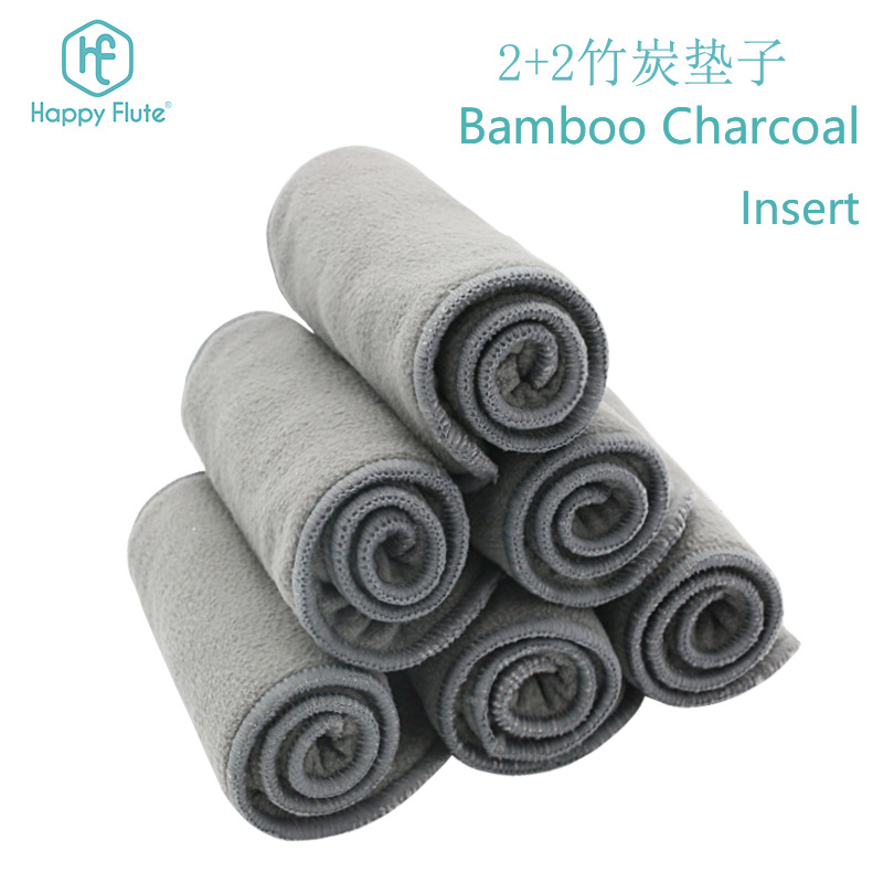 竹碳纤维隔尿垫巾 竹炭尿片 竹炭尿垫 竹炭尿布 现货 cloth pad
