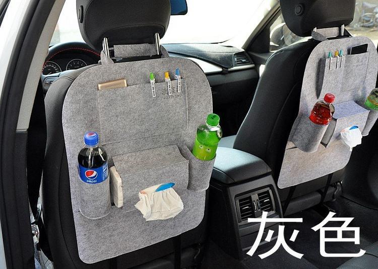 车载多功能保温款置物袋 汽车座椅收纳袋挂袋 车用椅背置物袋细节图