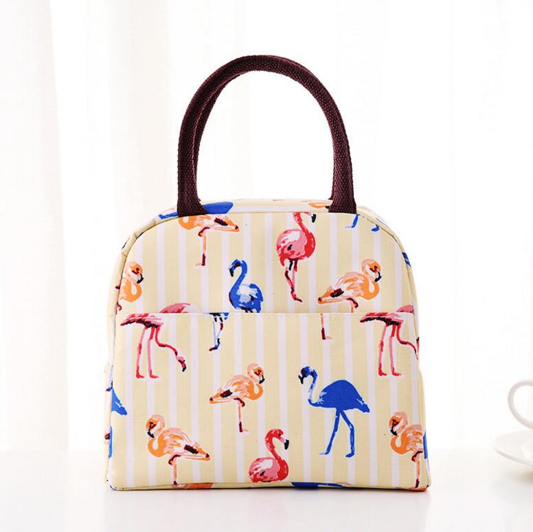 火烈鸟户外午餐包便携保温包冷藏大容量手提包冰包野餐包