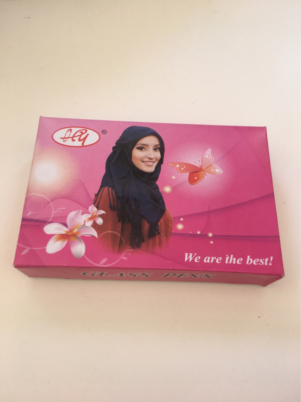 厂家直销50枚彩色针珠光针别针大头针胶头针金针手缝针厂家直销产品图