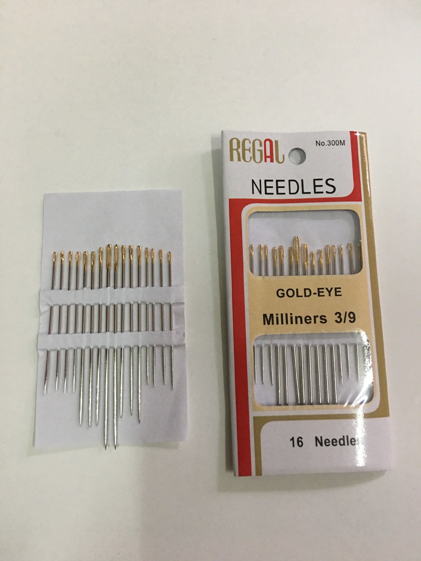 厂家直销 16枚金尾针3/9精细碳钢家用便携多用途手缝针批发细节图