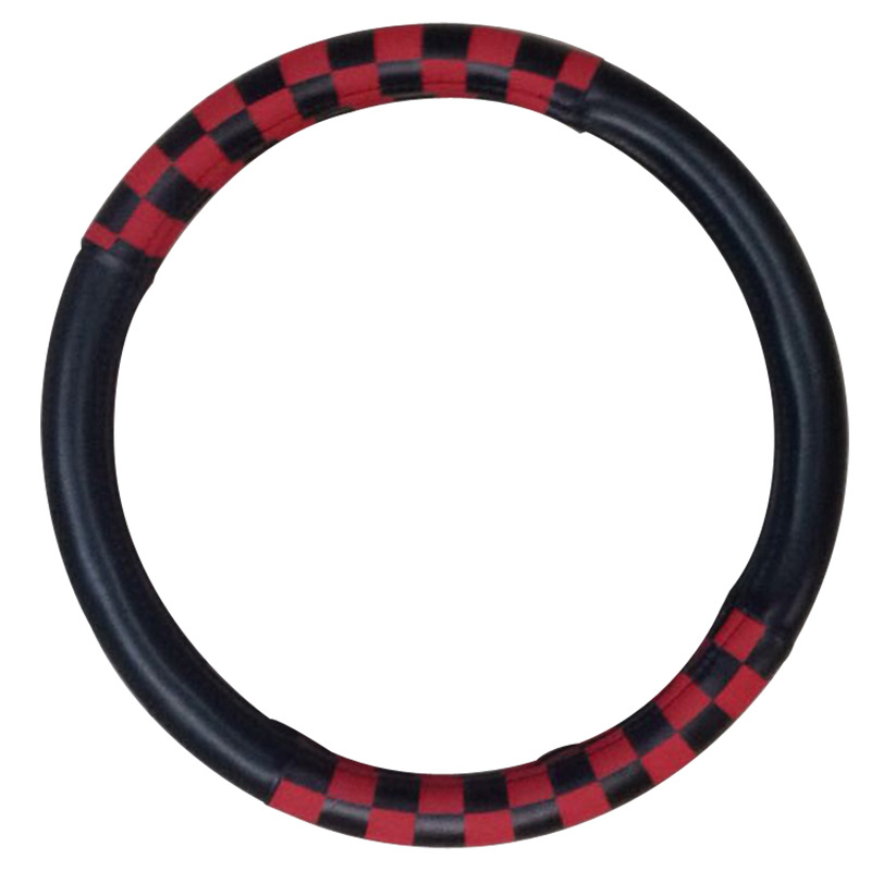 汽车用品毛绒款方向盘套 毛绒汽车把套通用本田别克皇冠产品图