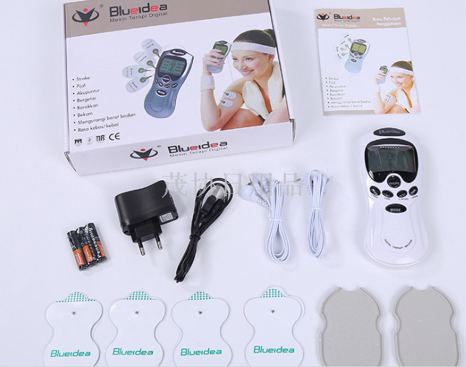 Double hole digital meridian instrument multifunctional pulse massage instrument home meridian therapy instrument massage instrument physiotherapy