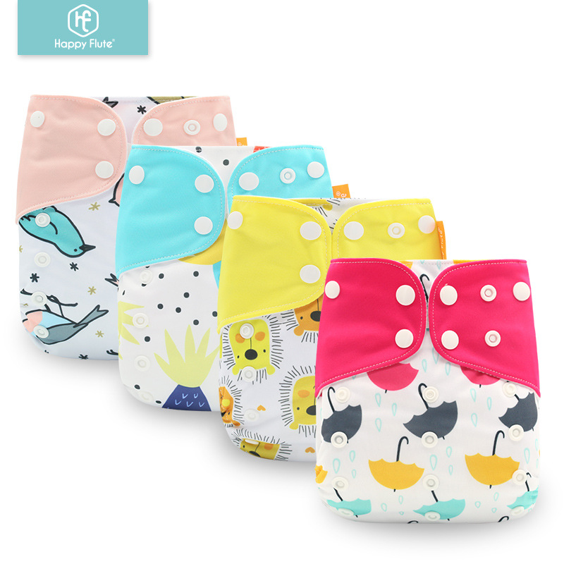 Breathable to wash infants' urine and not wet Baby disposable cloth urine pocket INS pattern diapers thumbnail