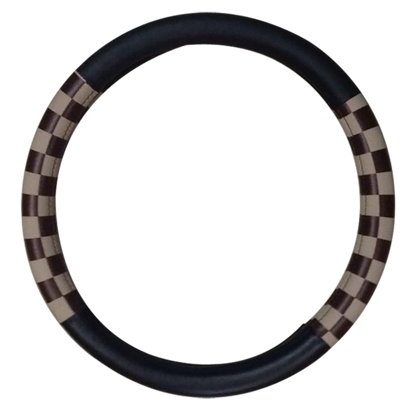 汽车用品毛绒款方向盘套 毛绒汽车把套通用本田别克皇冠细节图