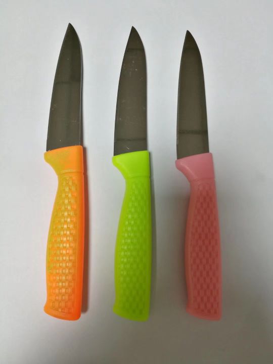 1144 candy color fruit cutter acero inoxidable melón y fruta pelar cuchillo cuchillo portátil Application Scenario