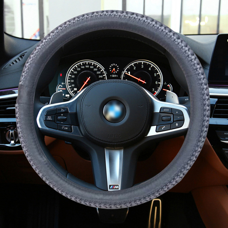 2017汽车方向盘套汽车内饰用品车用手缝方向盘把套 厂家批发