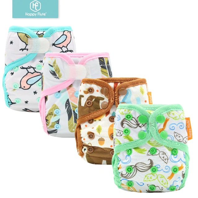 厂家直销 魔术贴新生儿款防水透气外罩 NB diaper cover 现货