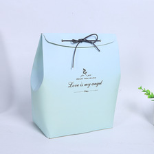 精致礼品袋 打底裤睡衣服礼物创意包装袋子 清新纯色皮绳盒S913