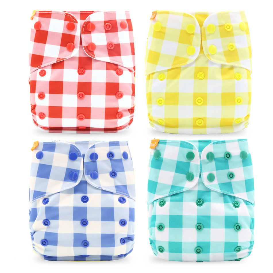 亚马逊爆款INS花型4条套装婴儿布尿裤cloth diaper适合0-3岁宝宝详情图4