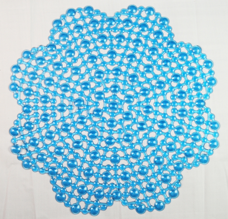 New best-selling transparent plum blossom water droplet bathroom mat, bathroom anti-slip mat, PVC anti-slip mat, massage mat, bathtub mat full figure