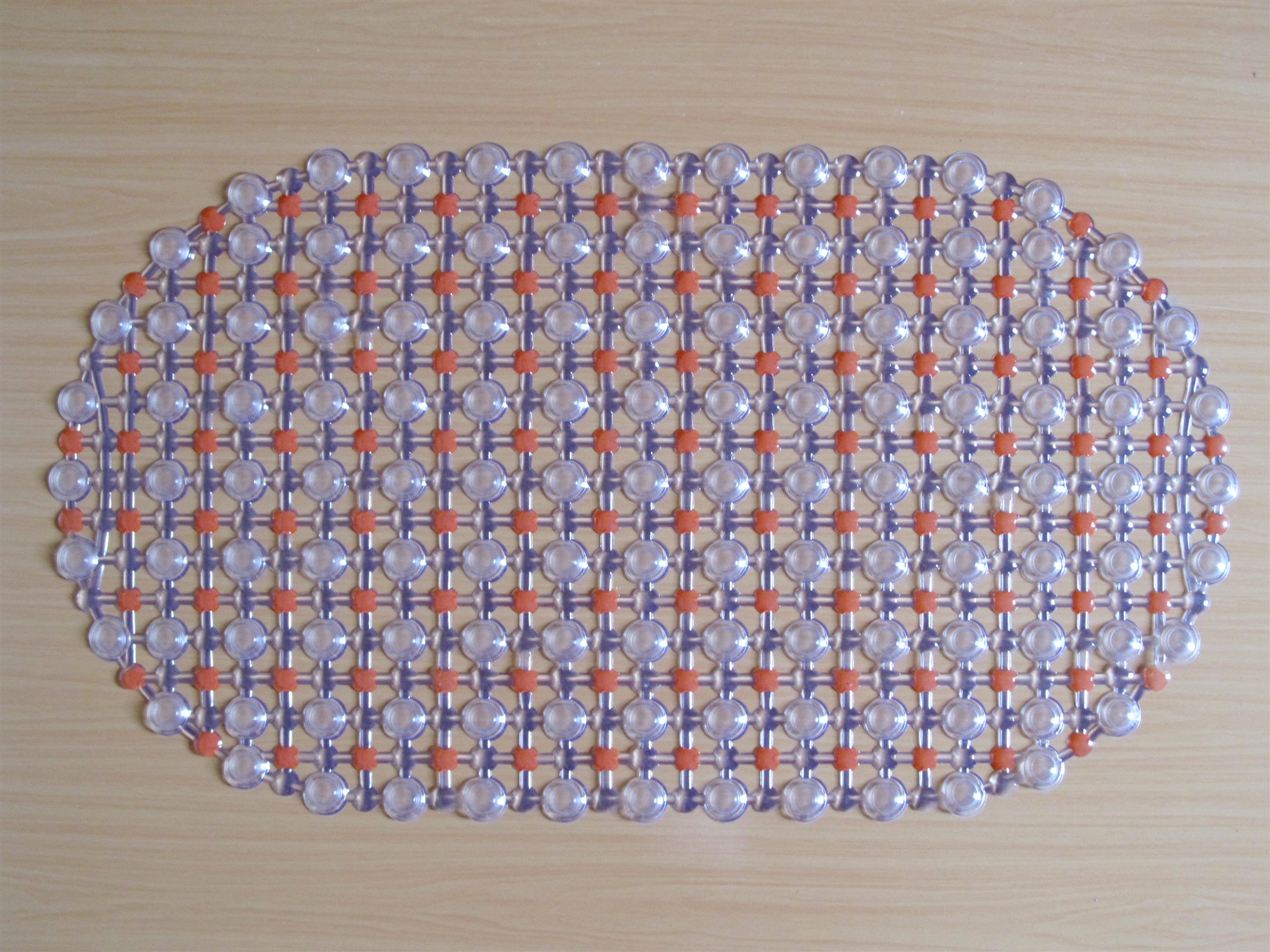 Colored water droplet bathroom mat, anti-slip mat, bathtub mat, PVC anti-slip mat, PVC floor mat Application Scenario