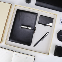 笔记本创意时尚套装笔记本名片夹笔礼品商务套装定制公司会议LOGO