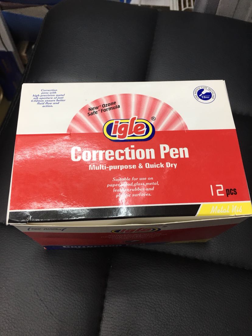 The new correction fluid is available. Welcome to purchase