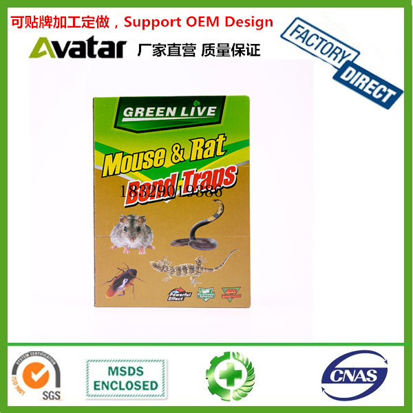 源头厂家直销ORIGINAL GREEN LIVE RAT CATCHER超粘老鼠板 灭鼠贴 捕鼠贴