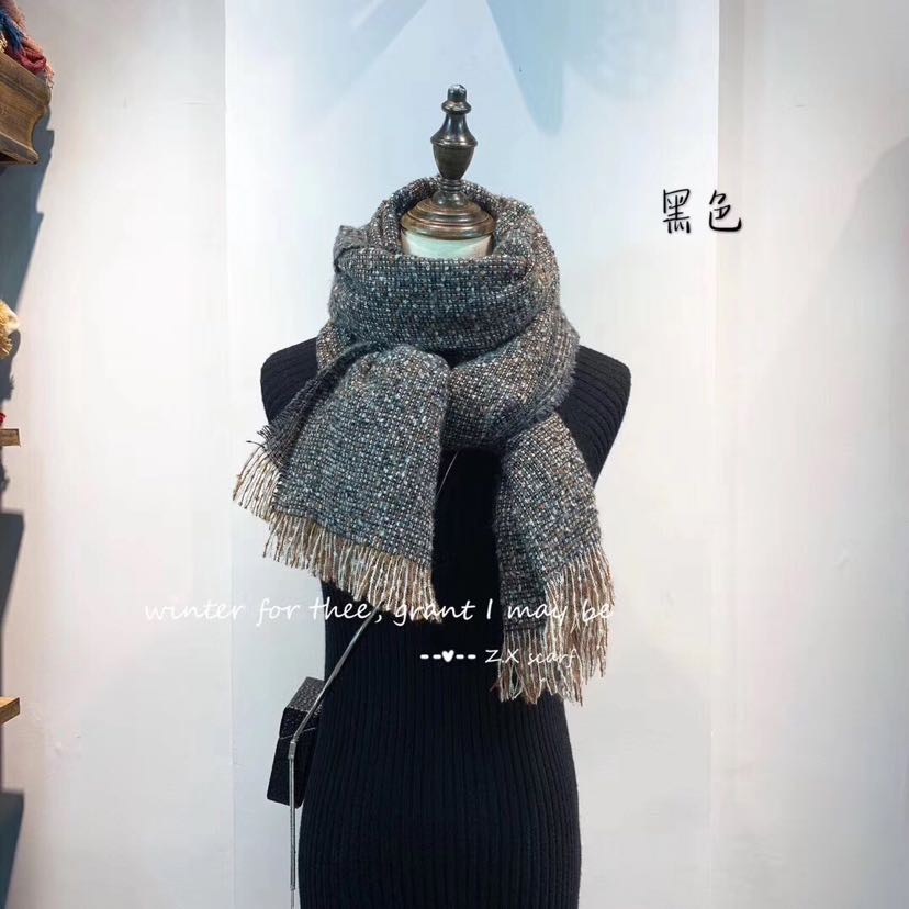 South Korea dongmen 18 autumn new winter versatile warm thick comfortable handmade scarf thumbnail