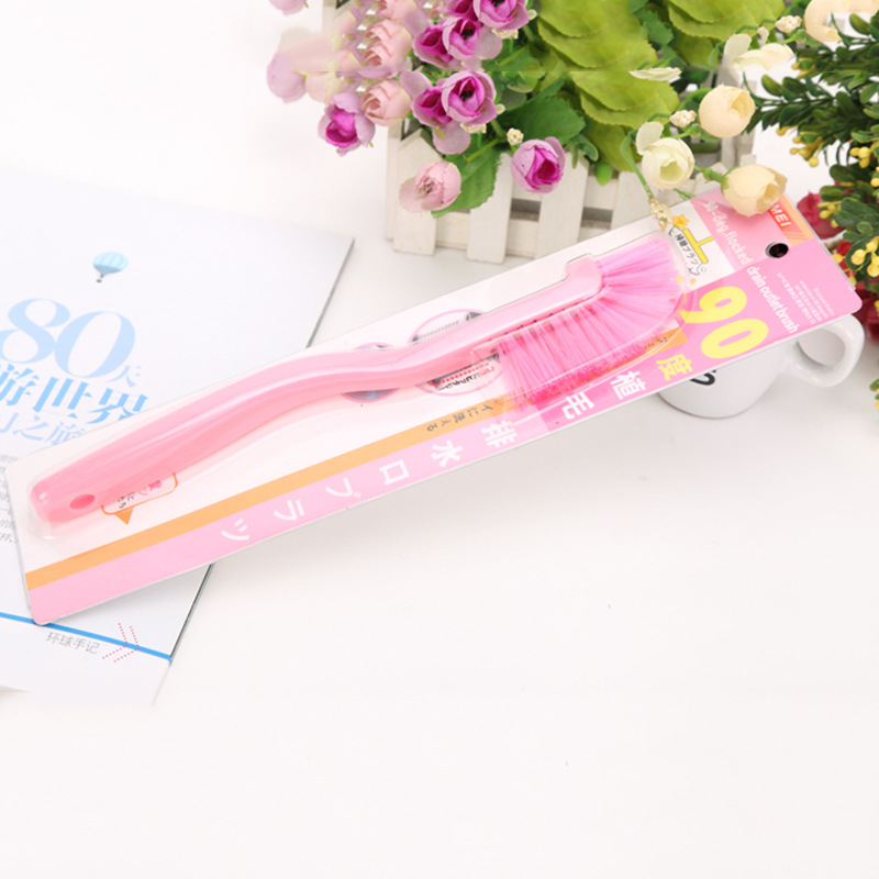 Channel cleaning brush Efficient portable cleaning brush 90-degree all-round drainage brush