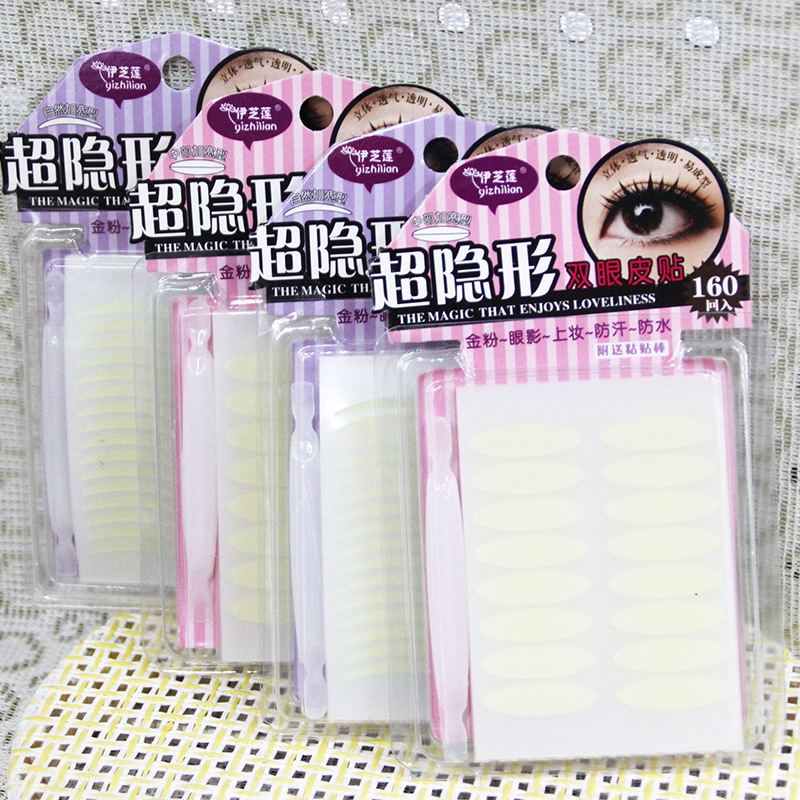 Invisible double eyelid tape wholesale Yi Zhi Lian 160 ultra - value installed breathable waterproof beauty eyelid tape agent investment