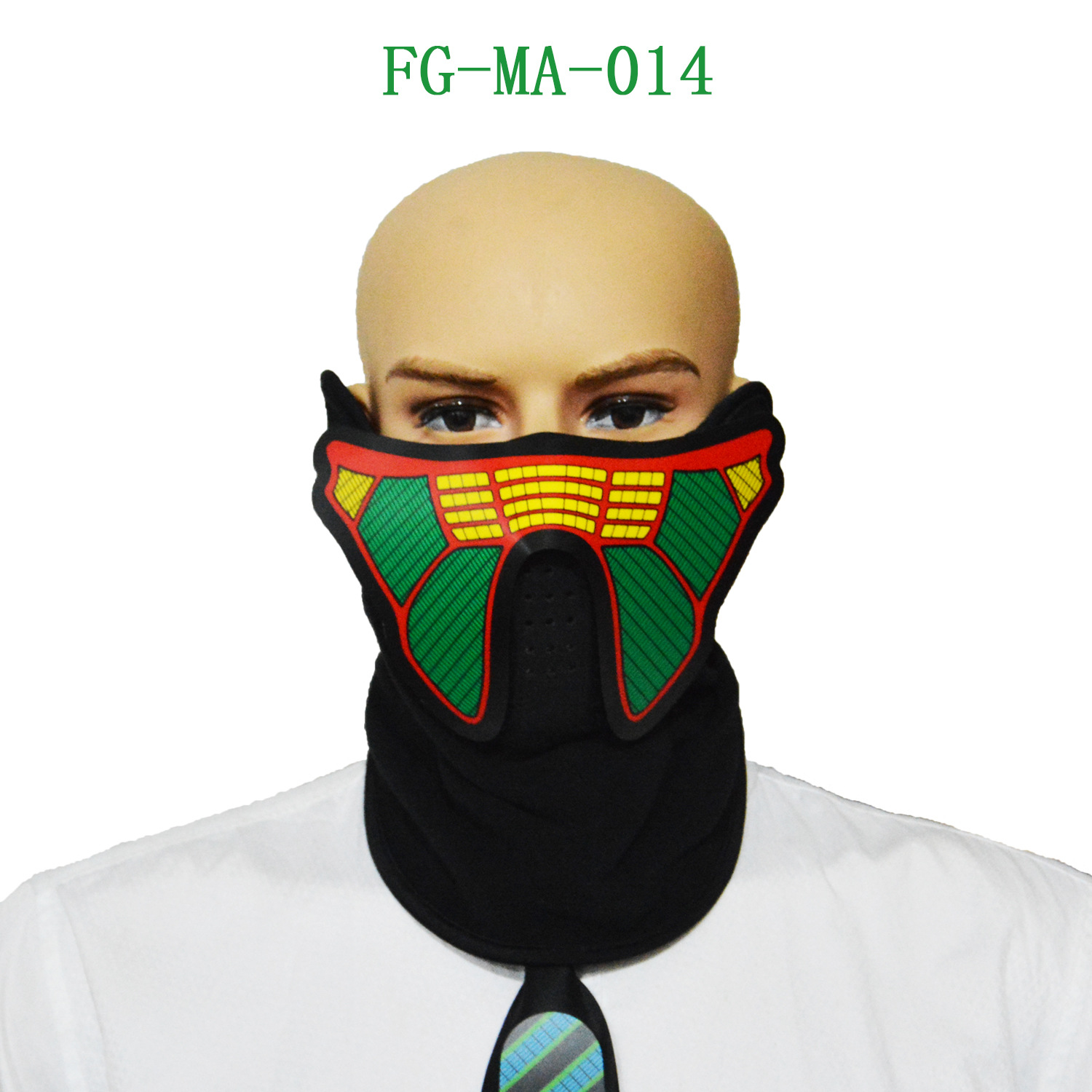Luminous cold light mask, luminous mask, luminous gift, voice-controlled music mask