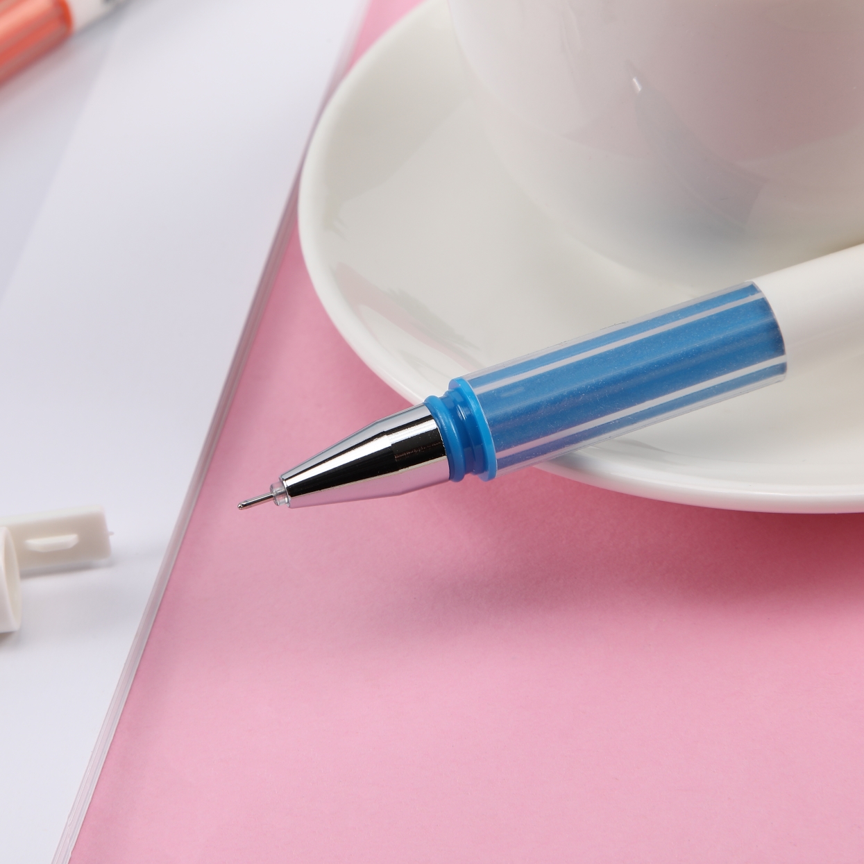 Wanbang Youpin GP-9415 Quick-drying gel pen 5-color metal tip center of gravity at the front, easy to write 0.5 Application Scenario