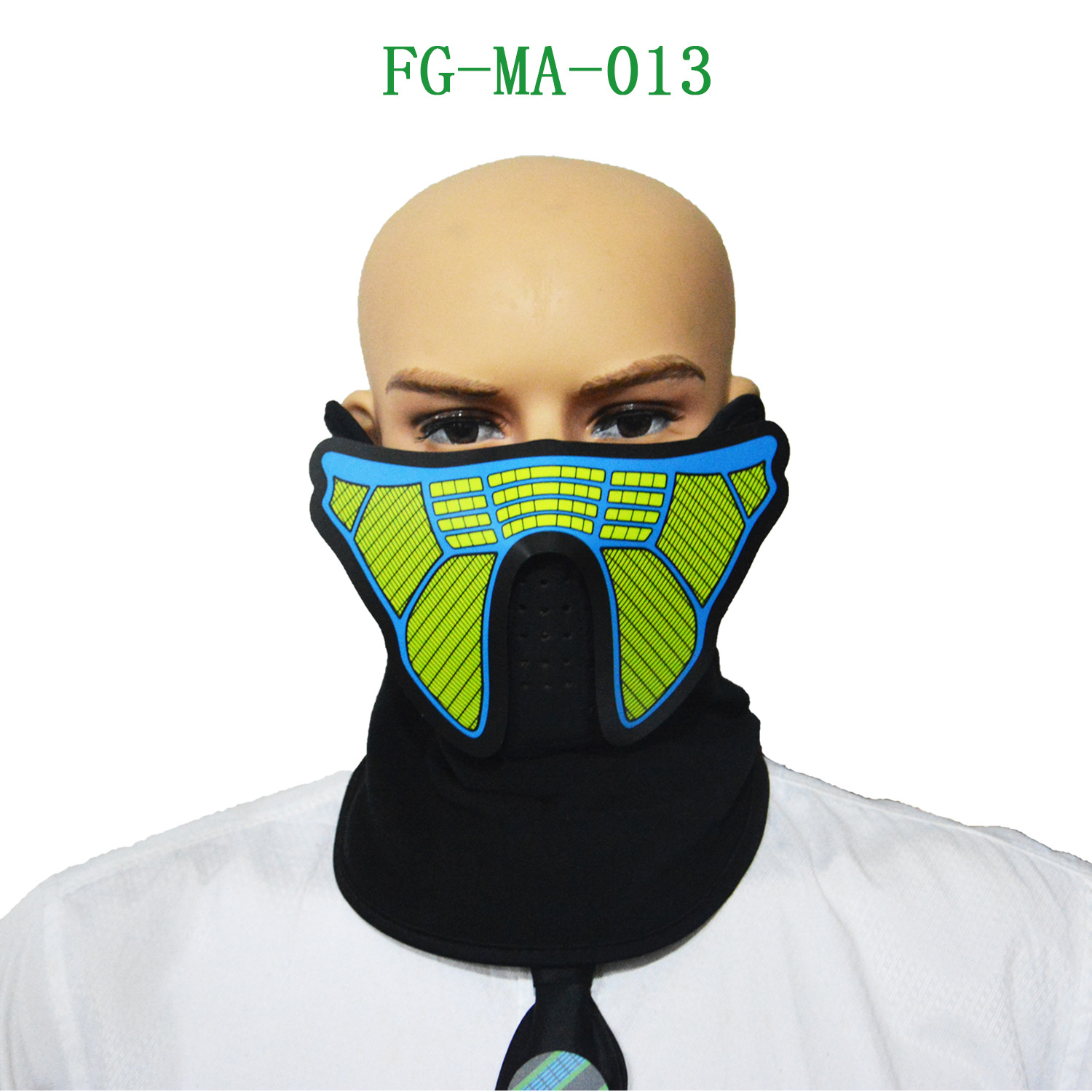 Biker mask el light mask