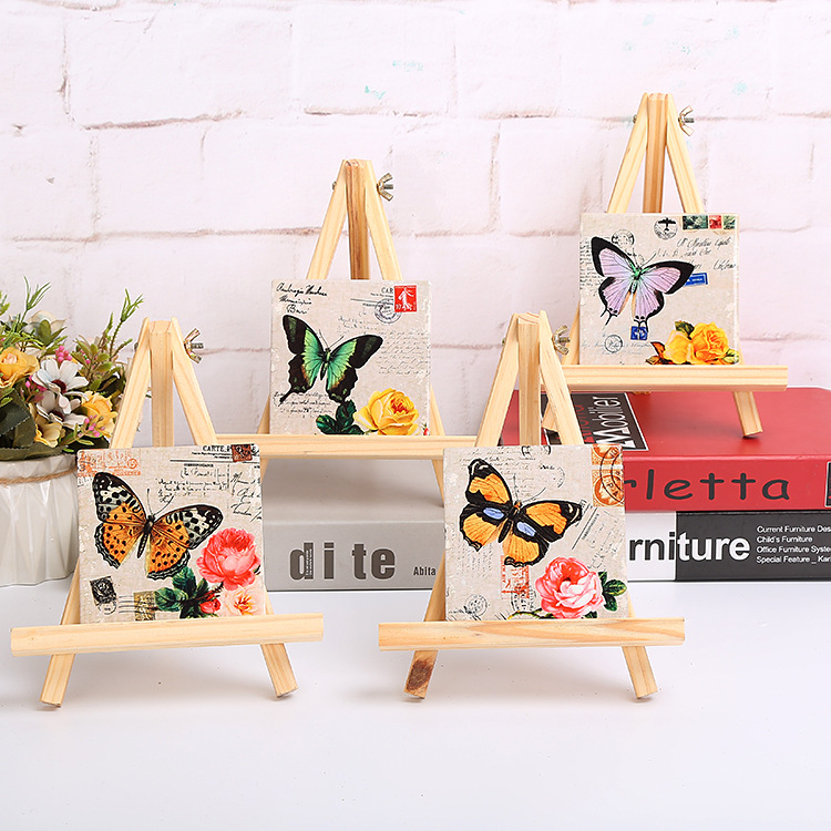 【LOVELY HOME】【持嘉】陶瓷锅垫陶瓷杯垫 方形热转印杯垫 软木防滑餐垫 加厚隔热耐高温防烫垫