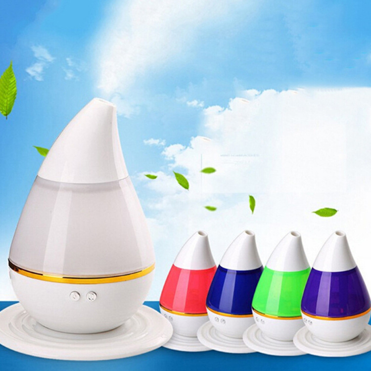 Seven-color USB water drop humidifier, Mini Household Aroma Diffuser, Car Air Purifier Specification image
